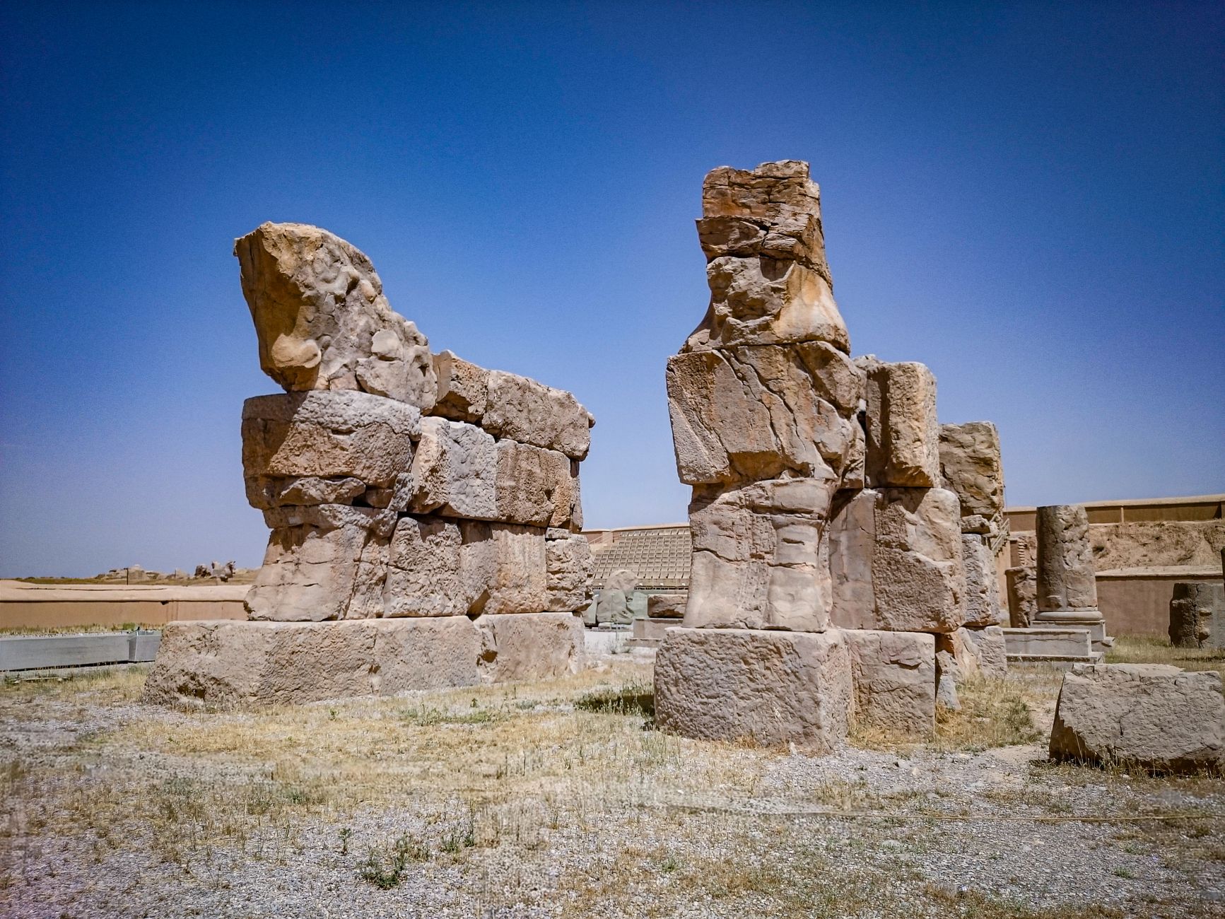 Explore the historic architecture of Persepolis, ancient Persia's ceremonial capital in Iran.